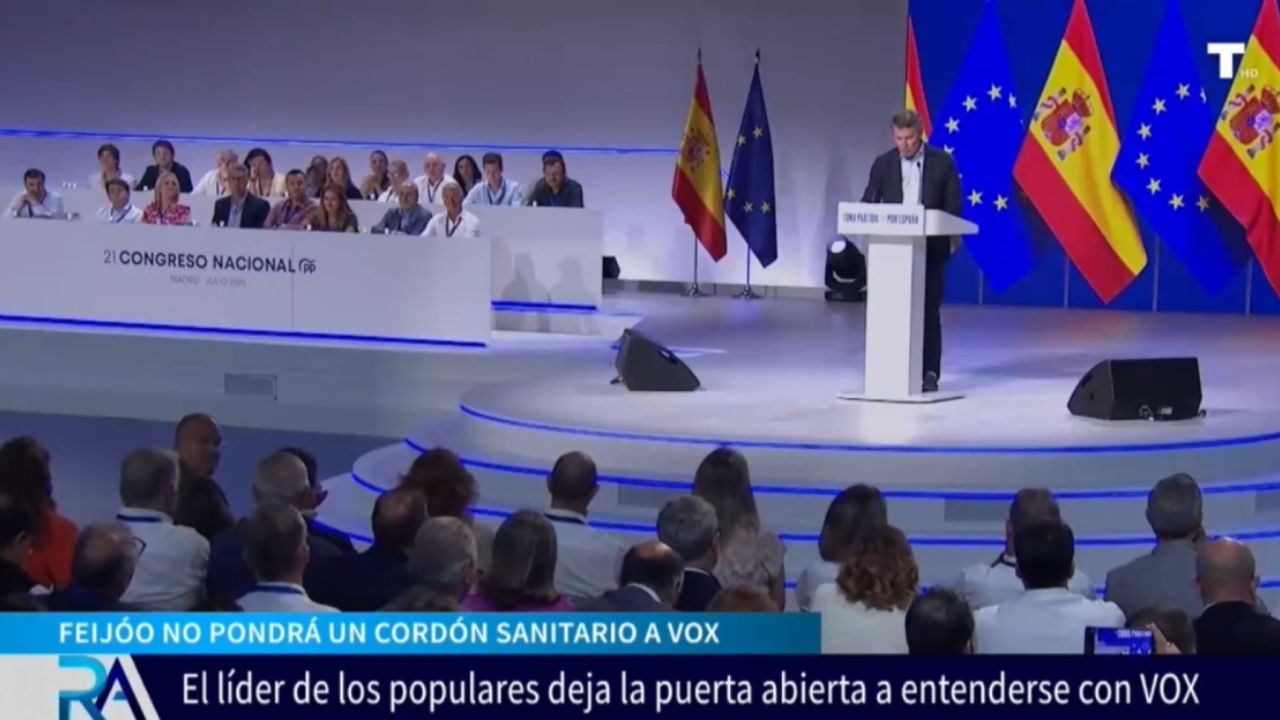 Feijóo deja la puerta abierta a entenderse con VOX