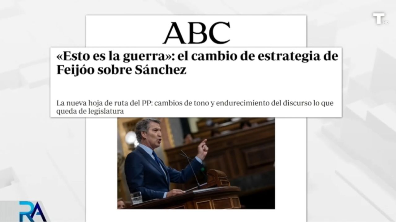 Feijóo reafirma sus acusaciones y endurece su ofensiva contra Sánchez