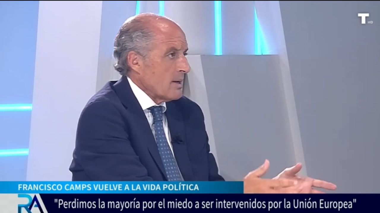 Francisco Camps vuelve a la política: «No quiero ser un problema, pero quiero liderar el PP valenciano»