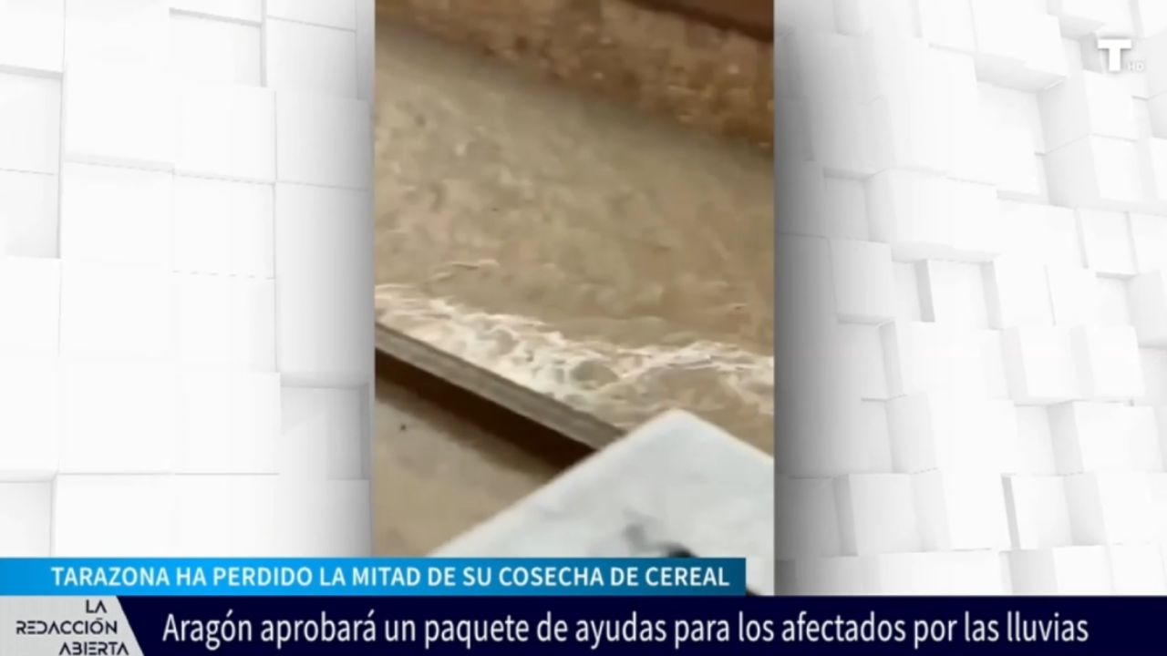 Aragón aprobará un paquete de ayudas para los afectados por las lluvias torrenciales