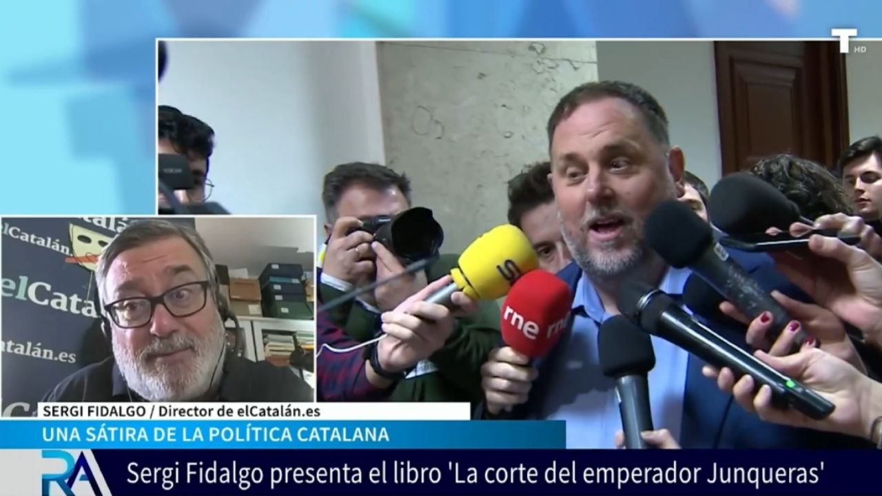 Sergi Fidalgo presenta ‘La corte del emperador Junqueras’: «La política catalana está absolutamente loca»