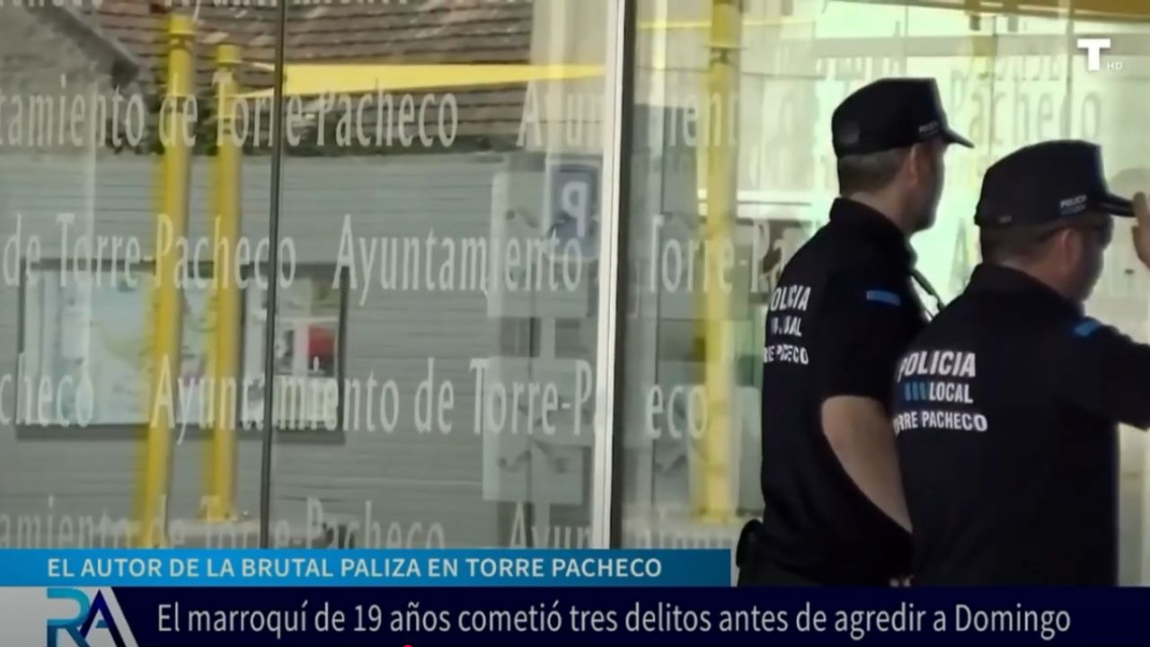 El marroquí autor de la paliza en Torre Pacheco cometió tres delitos antes de agredir a Domingo
