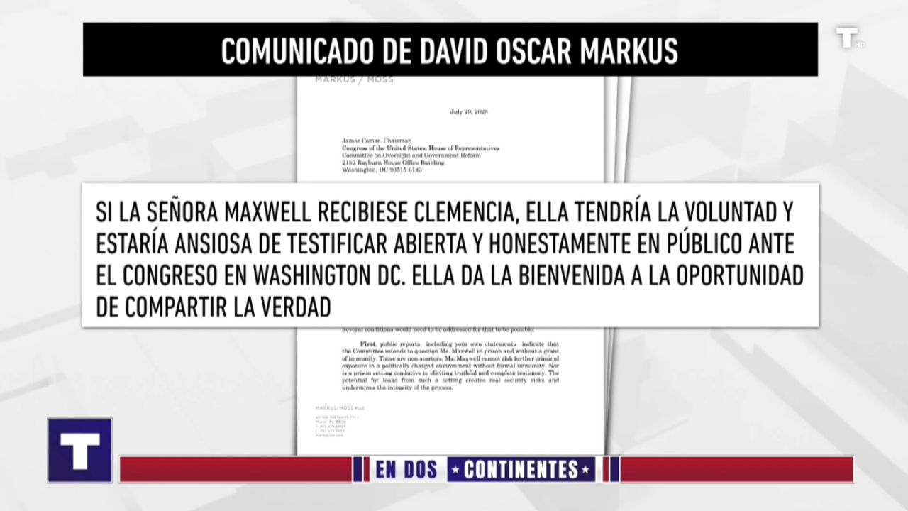 Ghislaine Maxwell podría testificar en el ‘caso Epstein’