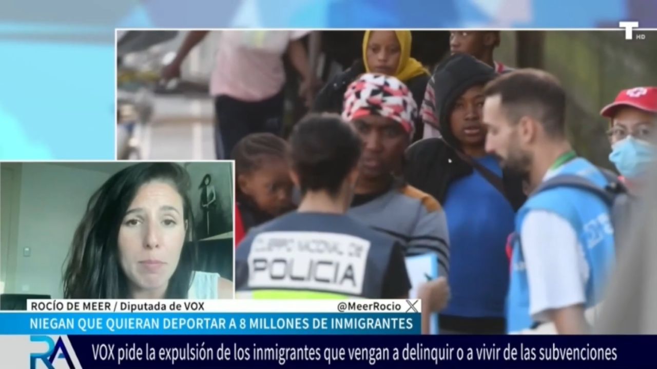 ROCÍO DE MEER acusa a EL PAÍS de manipular sus palabras y explica el plan migratorio de VOX: «Deportaciones de delincuentes»