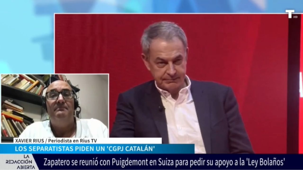  JUNTS quiere un ‘CGPJ CATALÁN’. Xavier Rius: «Puigdemont y Sánchez se parecen, pero es más peligroso Sánchez»