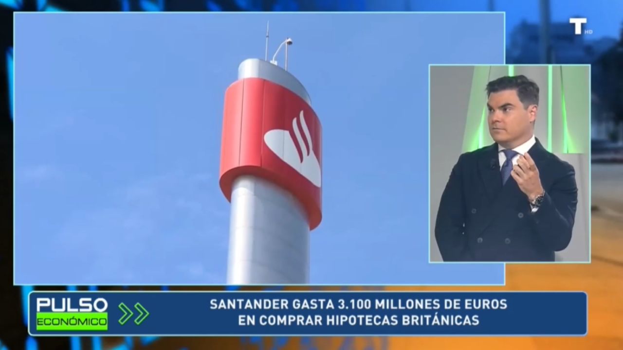 Santander gasta 3.100 millones de euros en comprar hipotecas británicas