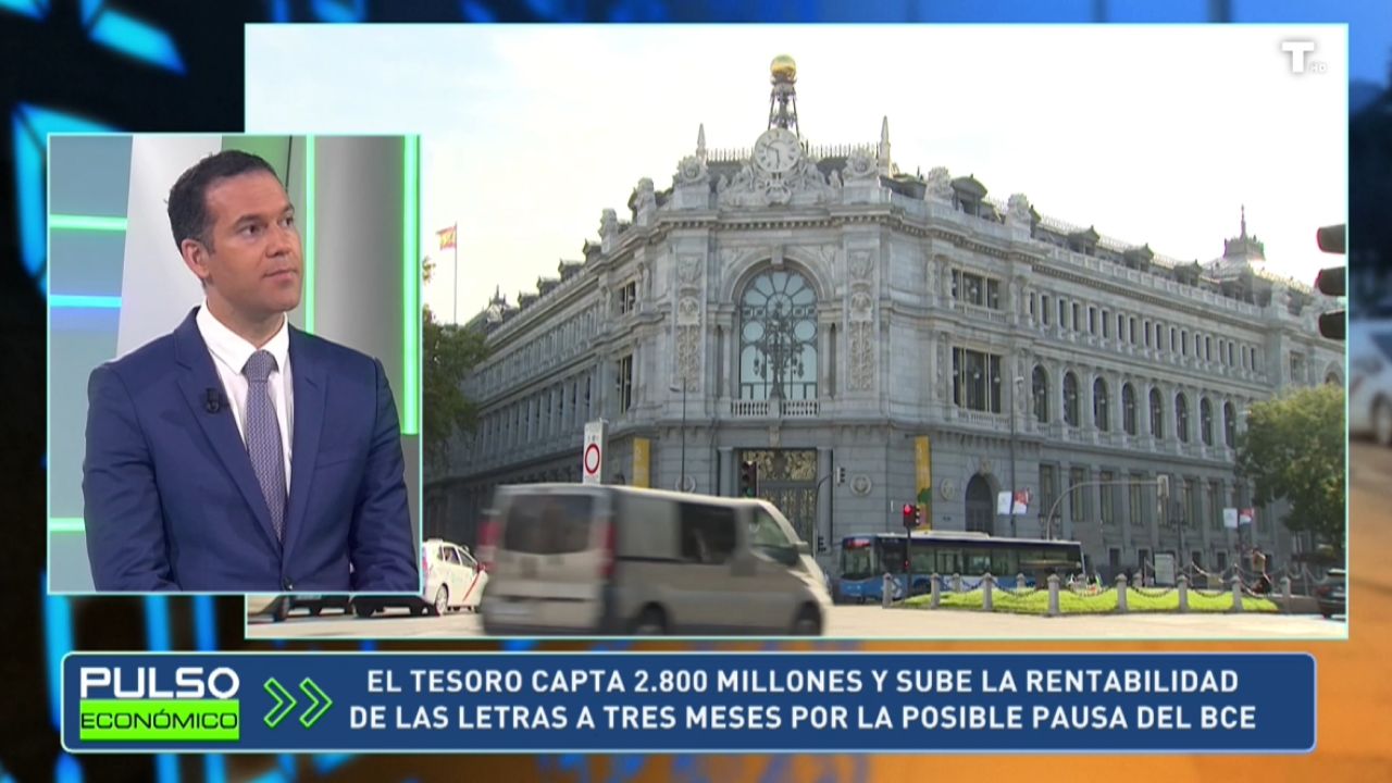El Tesoro capta 2.800 millones y sube la rentabilidad de las letras