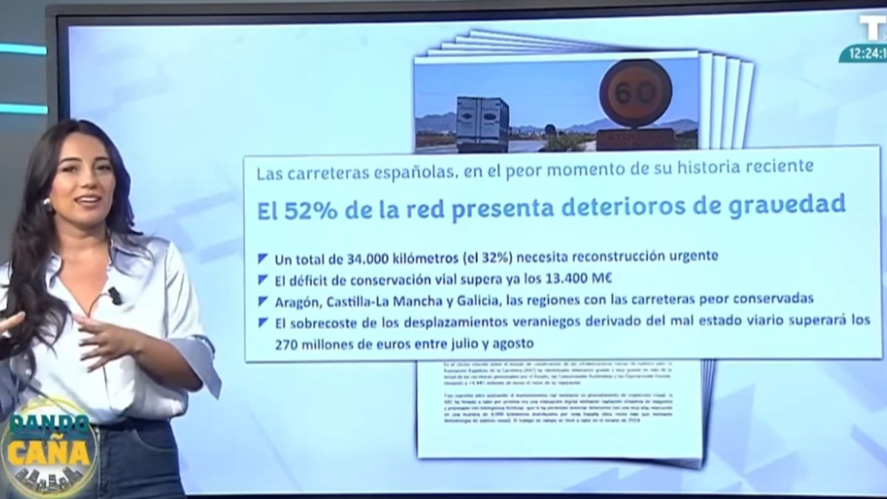 Las carreteras españolas están en peor estado que nunca