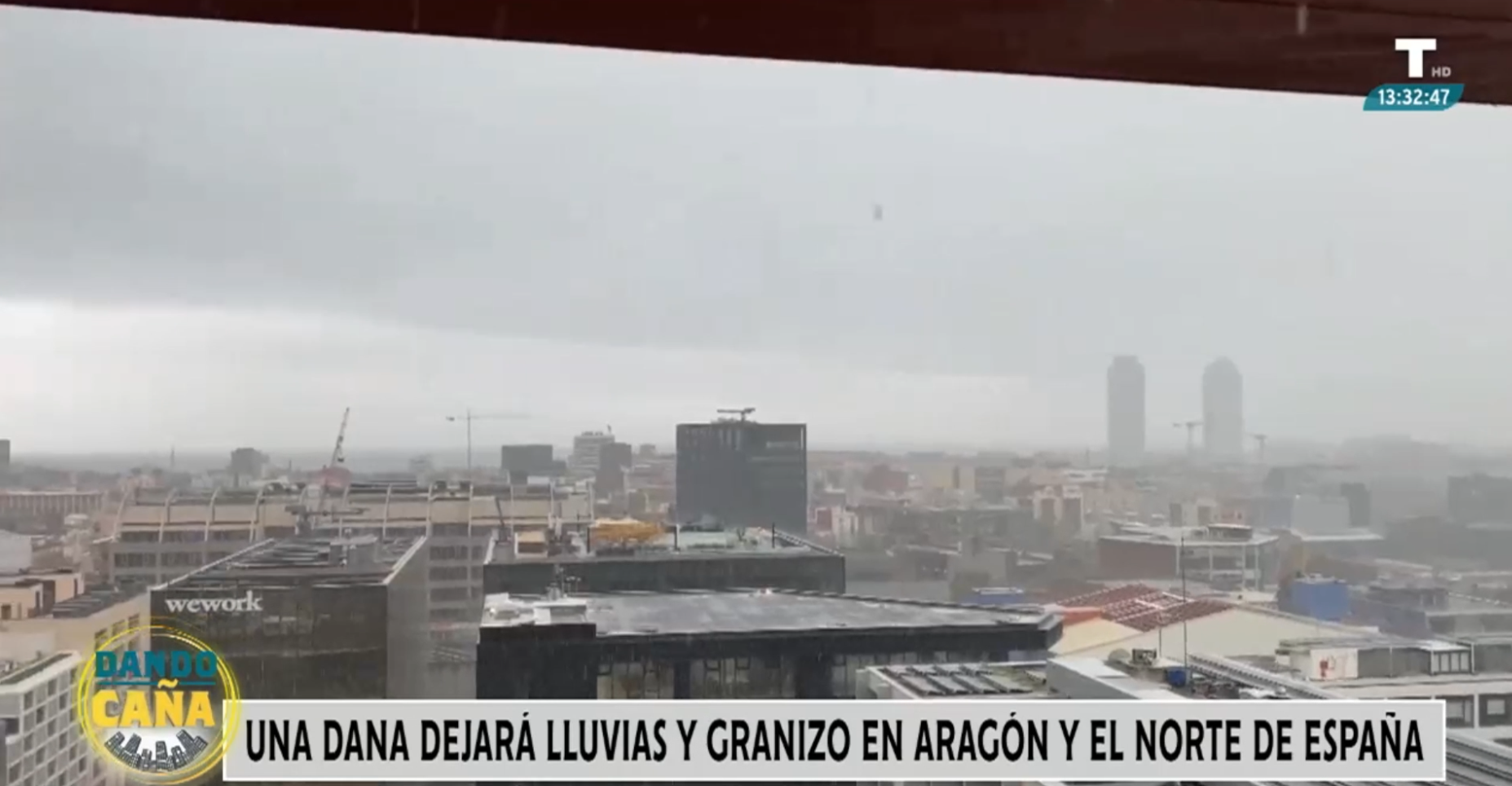 Una DANA dejará lluvias y granizo en Aragón y el norte de España