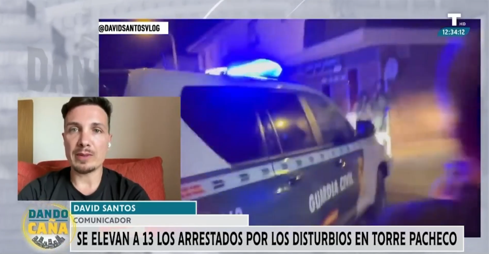Entrevista David Santos | Magrebíes armados van a Torre Pacheco desde otros puntos de España | 15/07/25