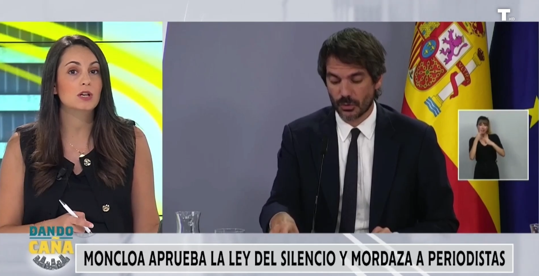 Moncloa aprueba la ley del silencio y mordaza de periodistas