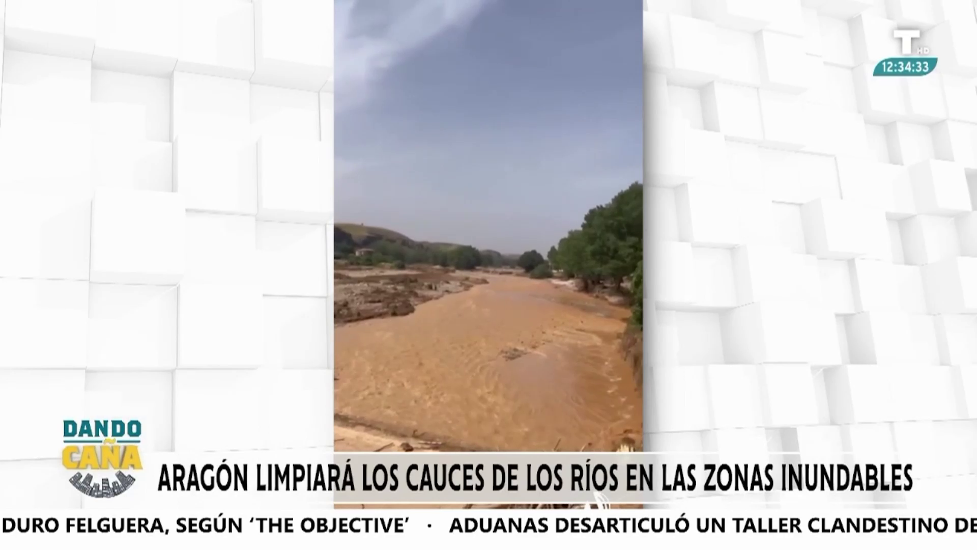Aragón limpia cauces de los ríos para evitar inundaciones