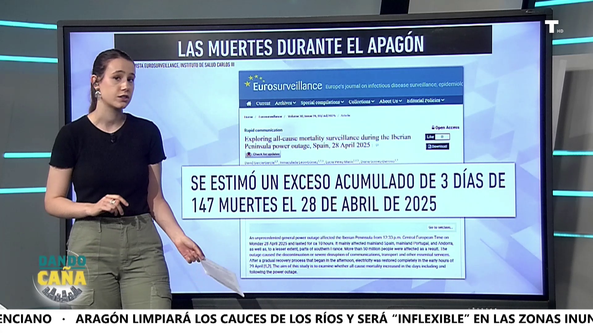 El Instituto Carlos III apunta a 150 muertes por el gran apagón