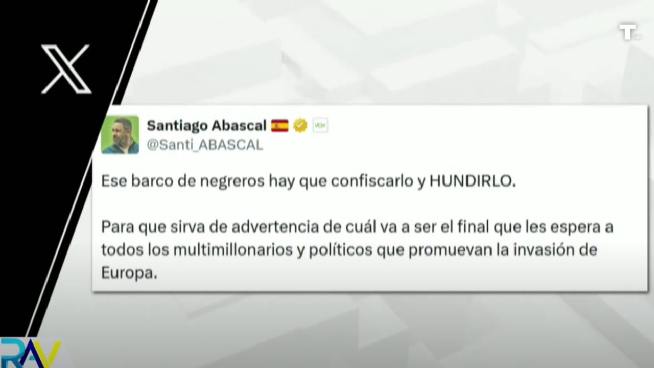 Abascal apunta al lado oscuro del Open Arms… ¡y lo tachan de fascista!