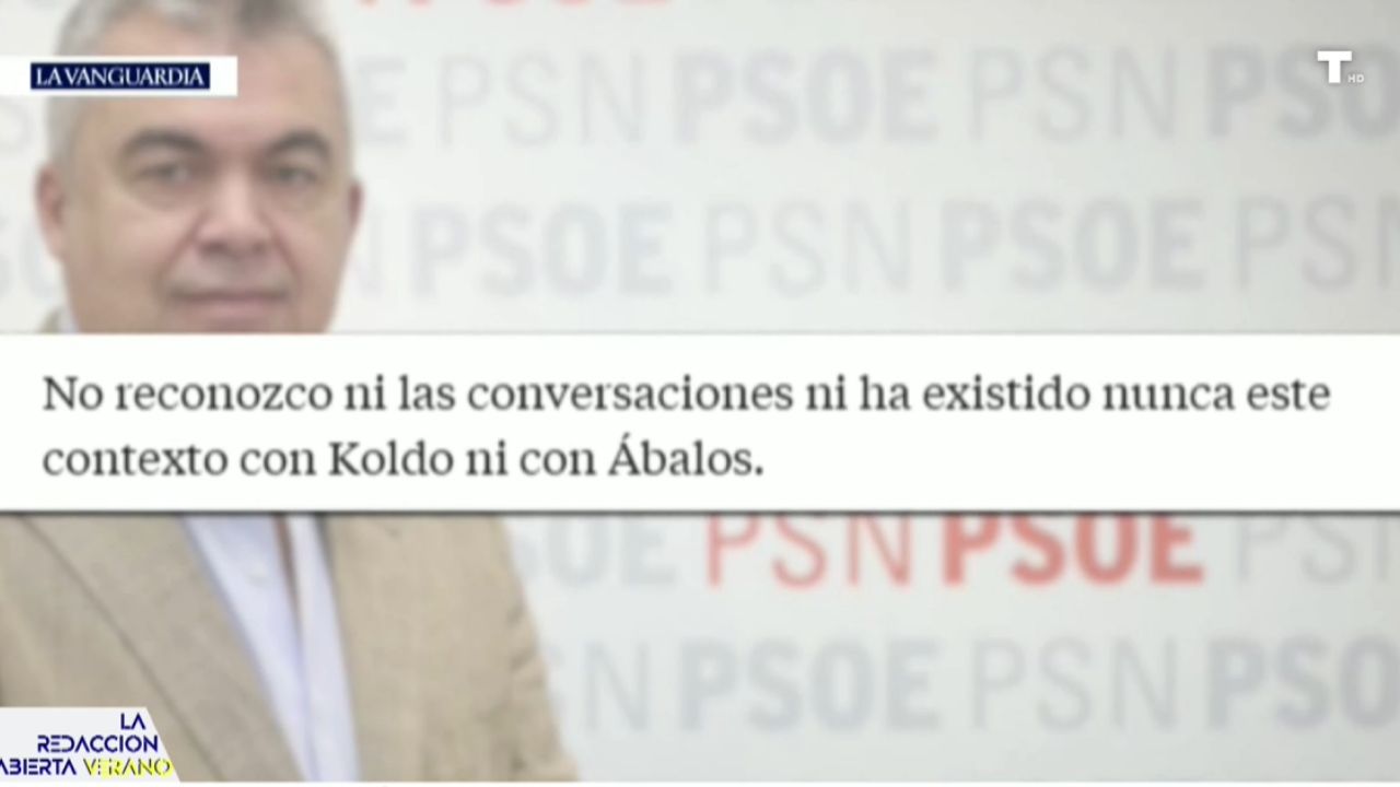 La primera entrevista de Cerdán desde la cárcel