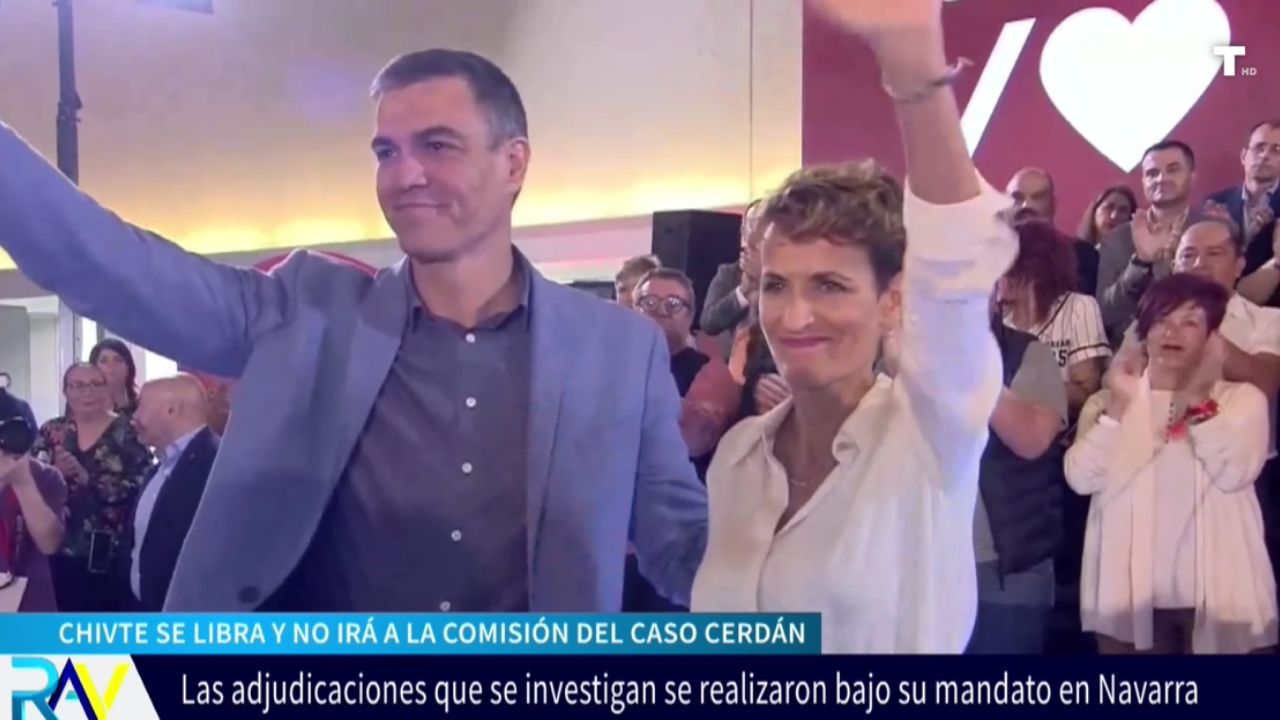 Bildu libra a Chivite de comparecer en la comisión de investigación del ‘caso Cerdán’ en Navarra
