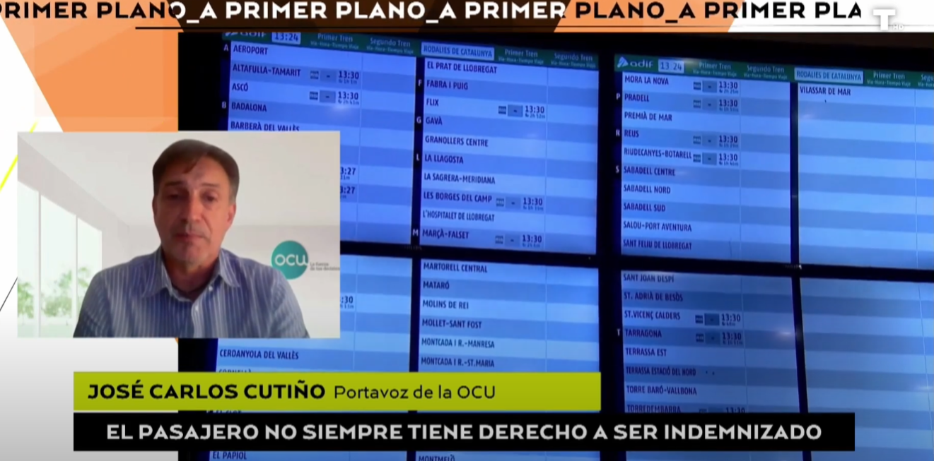 OCU reclama que los viajeros sean indemnizados si hay robo de cable de cobre