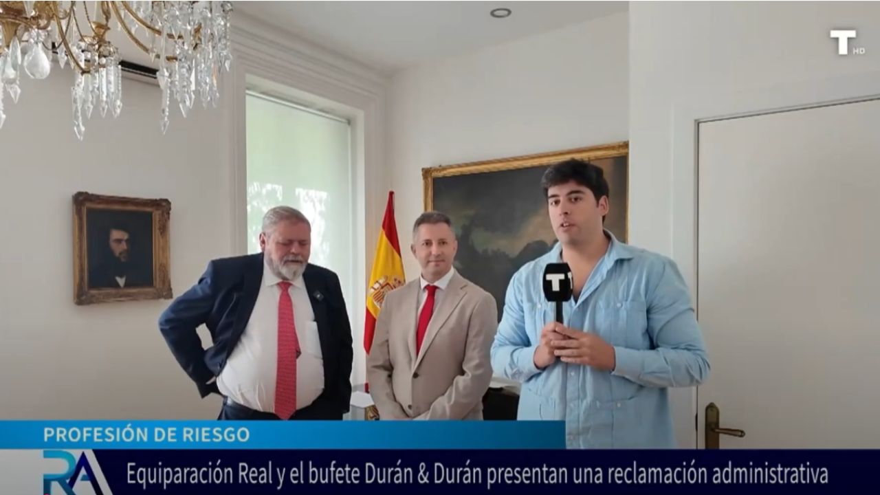 Durán & Durán Abogados pide reconocer como profesión de riesgo a Policía y Guardia Civil