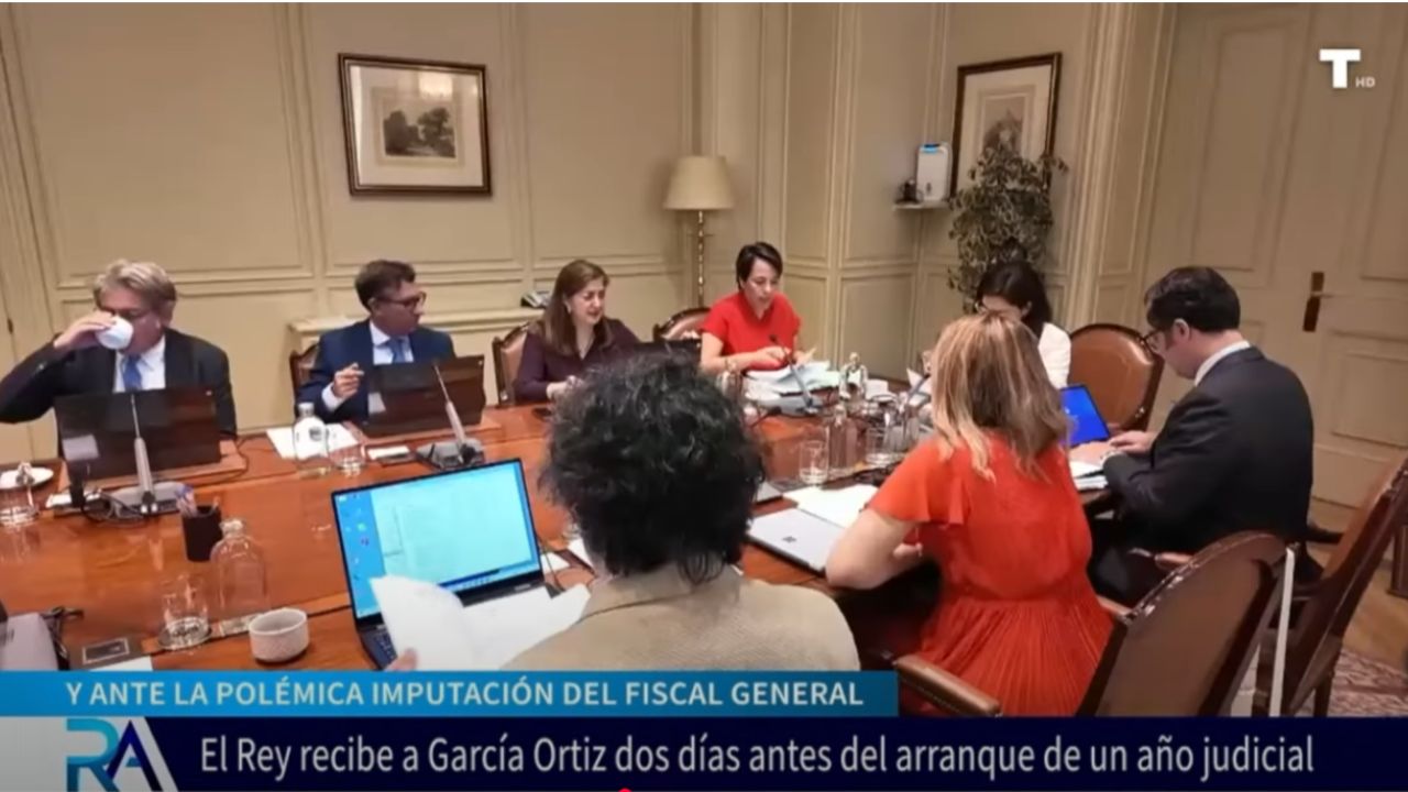 Insólito inicio del año judicial: el fiscal general imputado entrega su memoria al Rey