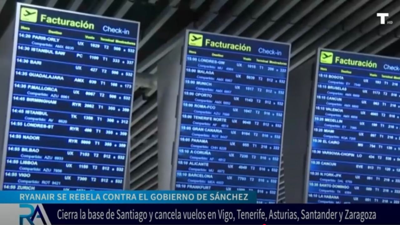 ZARAGOZA será la más perjudicada por el recorte de vuelos de RYANAIR