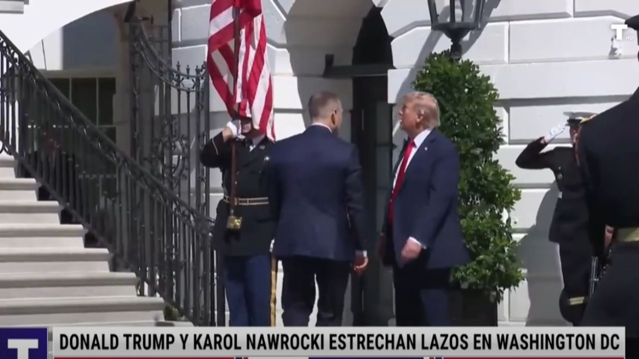 Trump apoya a Polonia… y lucha por los aranceles
