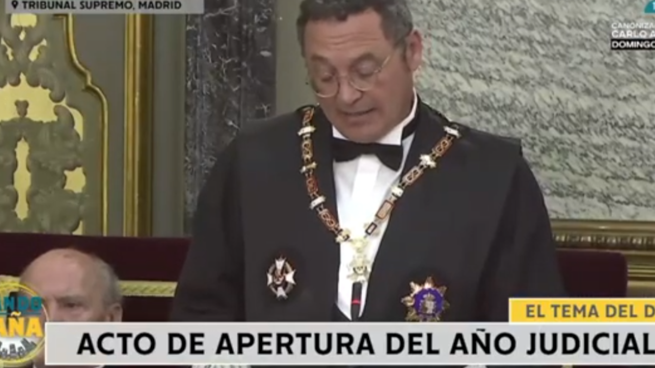 García Ortiz habla de su situación procesal delante del Rey FelipeVI en la apertura del año judicial