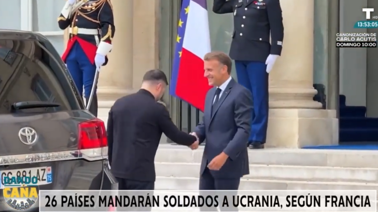 Macron anuncia el despliegue de tropas en Ucrania y Putin avisa: «objetivo legítimo»