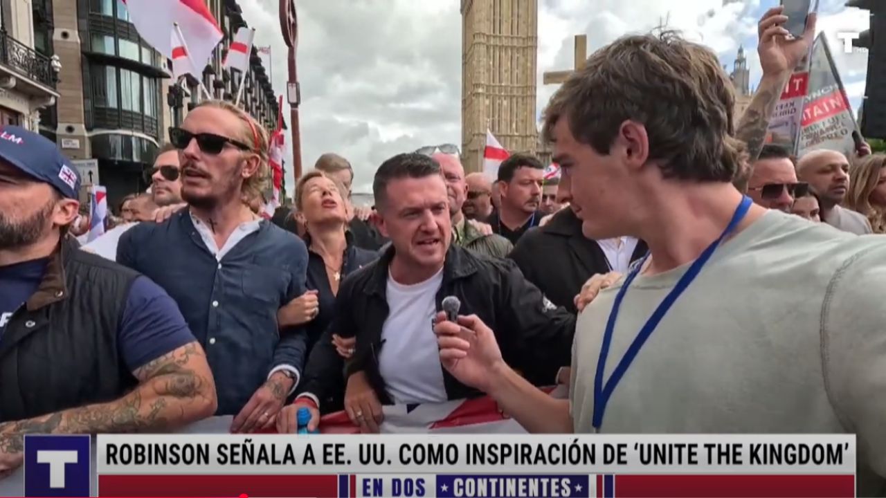 ‘United for Kingdom’: La protesta de Reino Unido contra la inmigración masiva