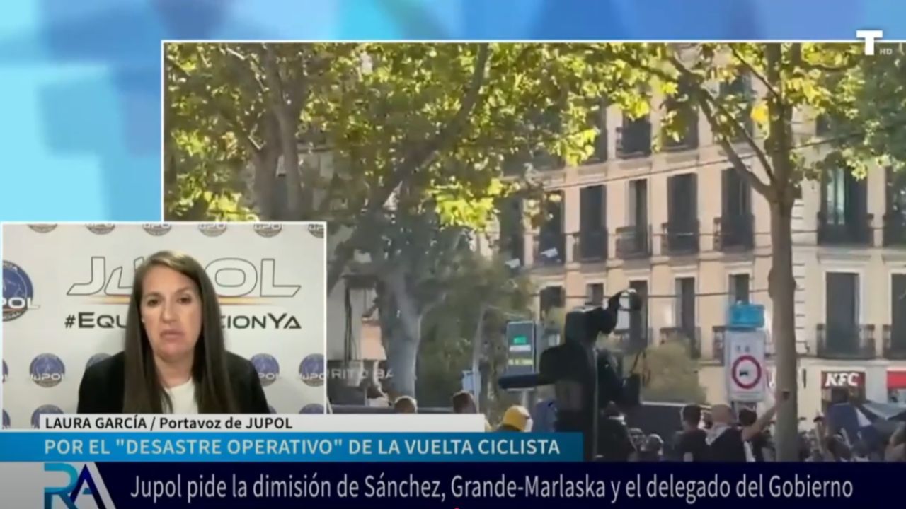 LA VUELTA ESPAÑA. JUPOL: «No dejaron trabajar a la Policía»