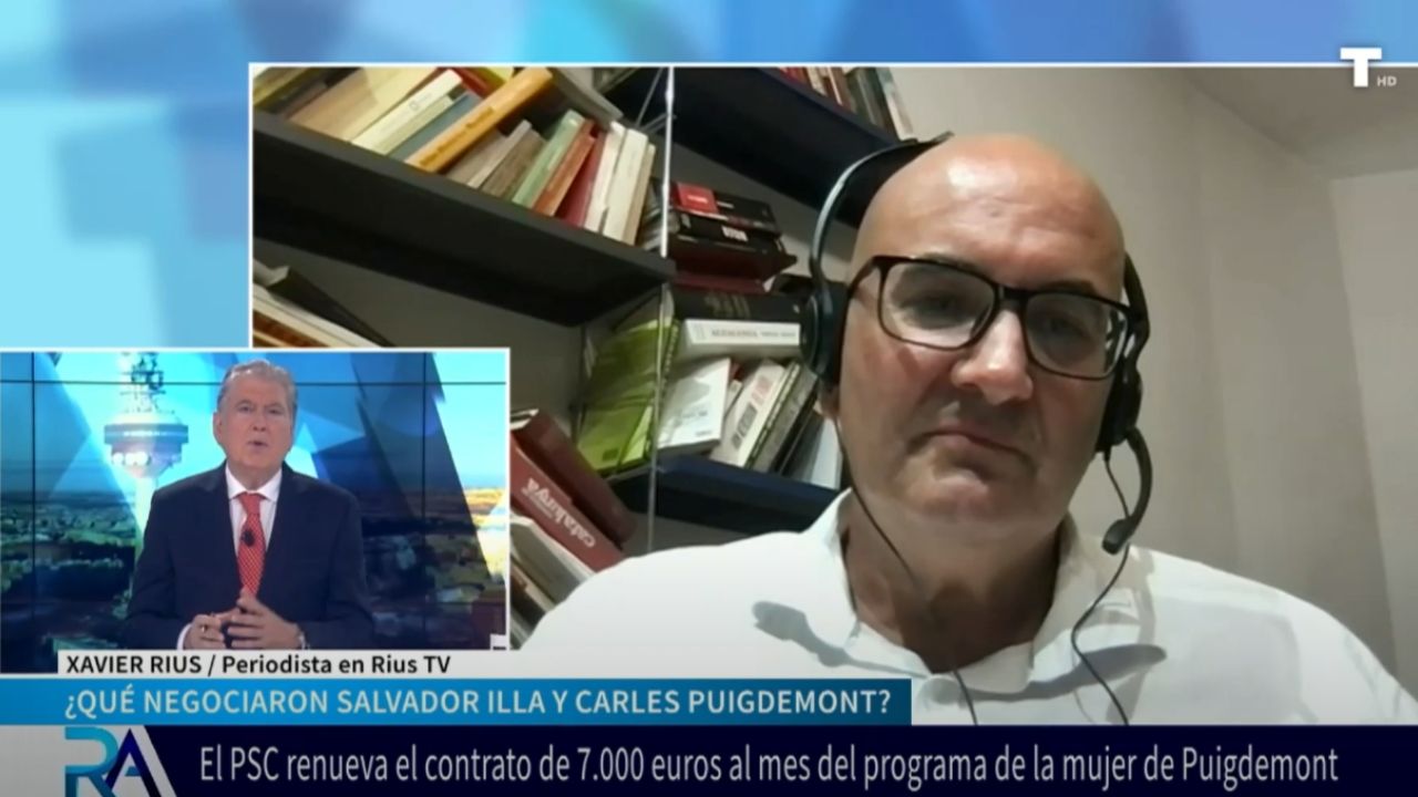 EL PROGRAMA DE LA MUJER DE PUIGDEMONT. Xavier Rius: «Illa es más de los mismos, sigue tirando el dinero»
