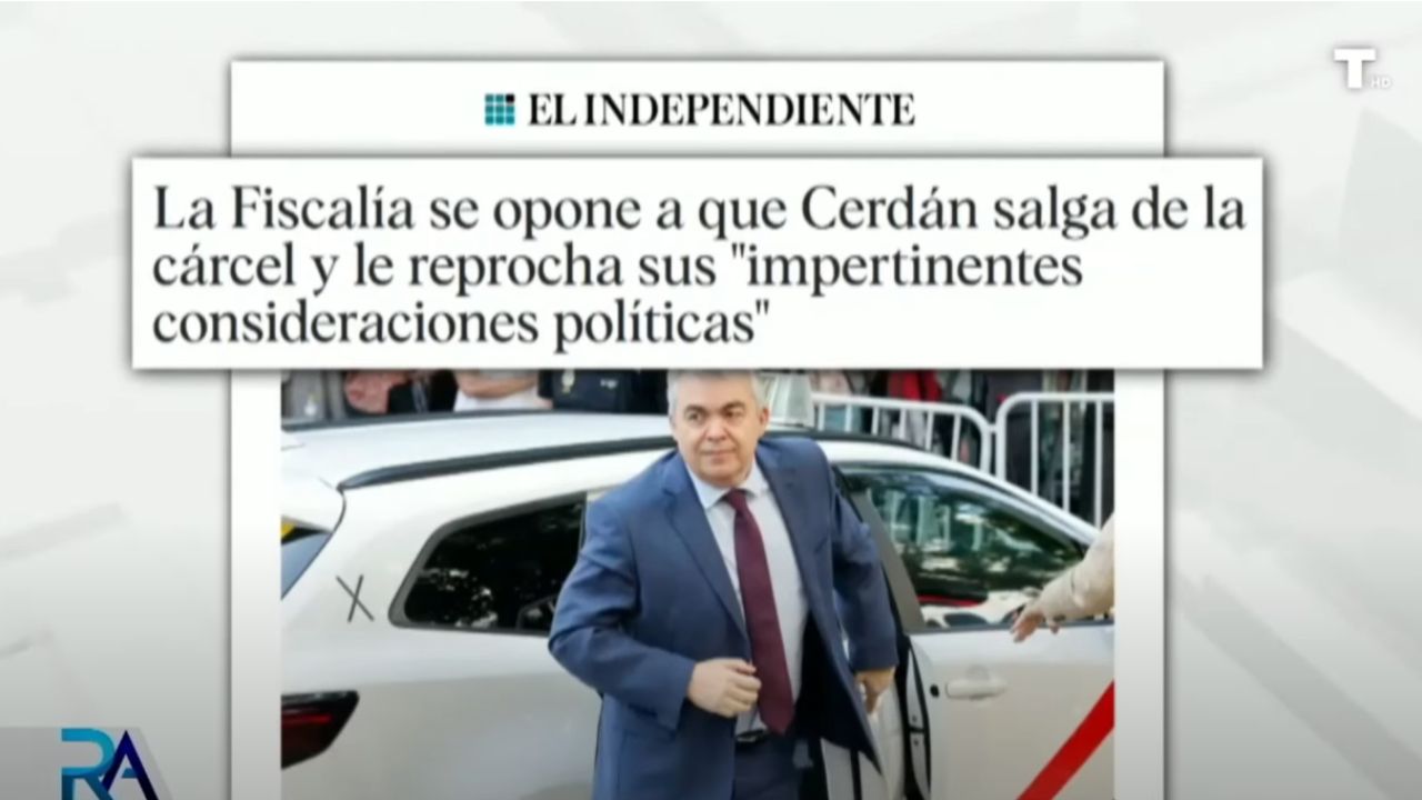 La Fiscalía acusa a Cerdán de lanzar “impertinentes consideraciones políticas”