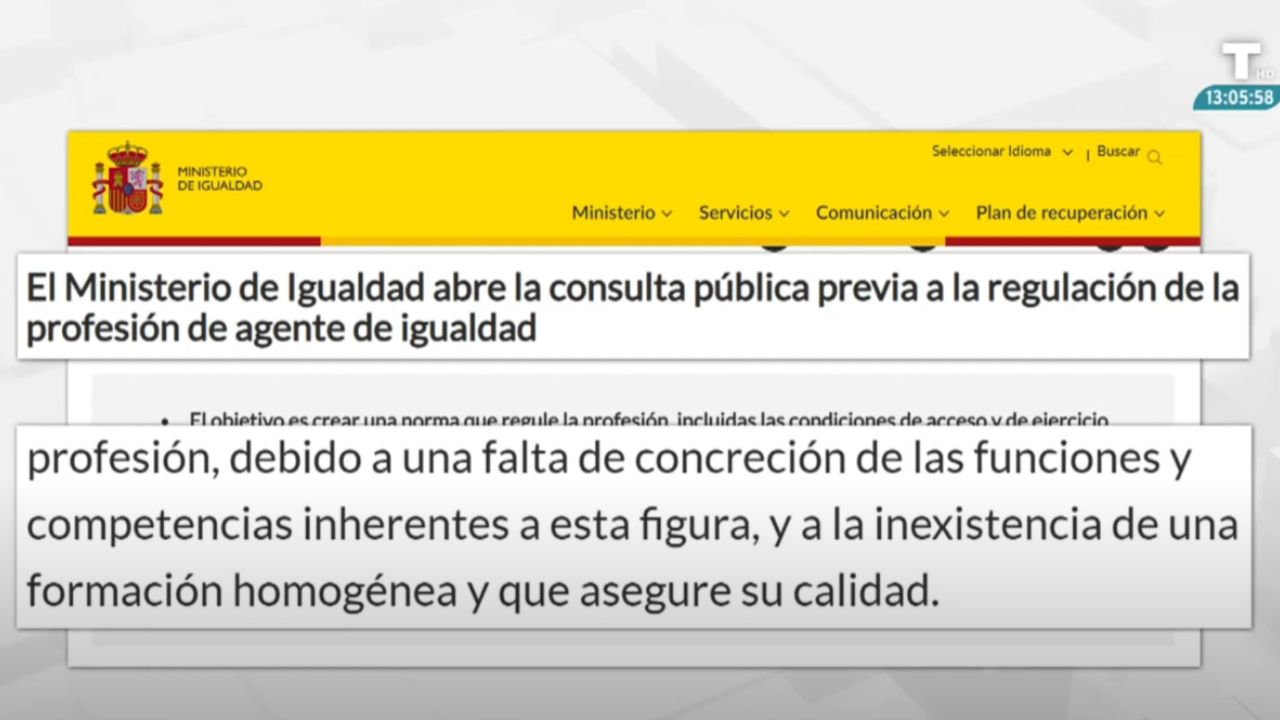 Igualdad quiere regular la profesión de ¡AGENTE DE IGUALDAD!