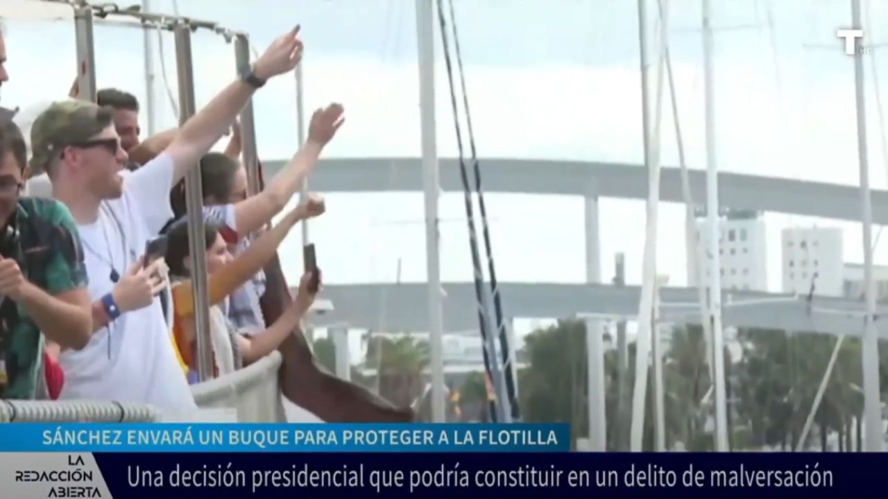 SÁNCHEZ manda un buque de la ARMADA para proteger la PARTY BOAT de COLAU
