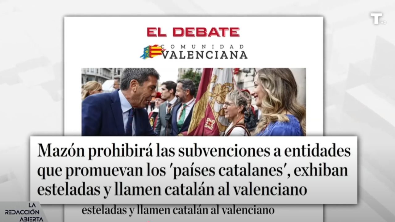 La OFENSIVA de MAZÓN contra el CATALÁN