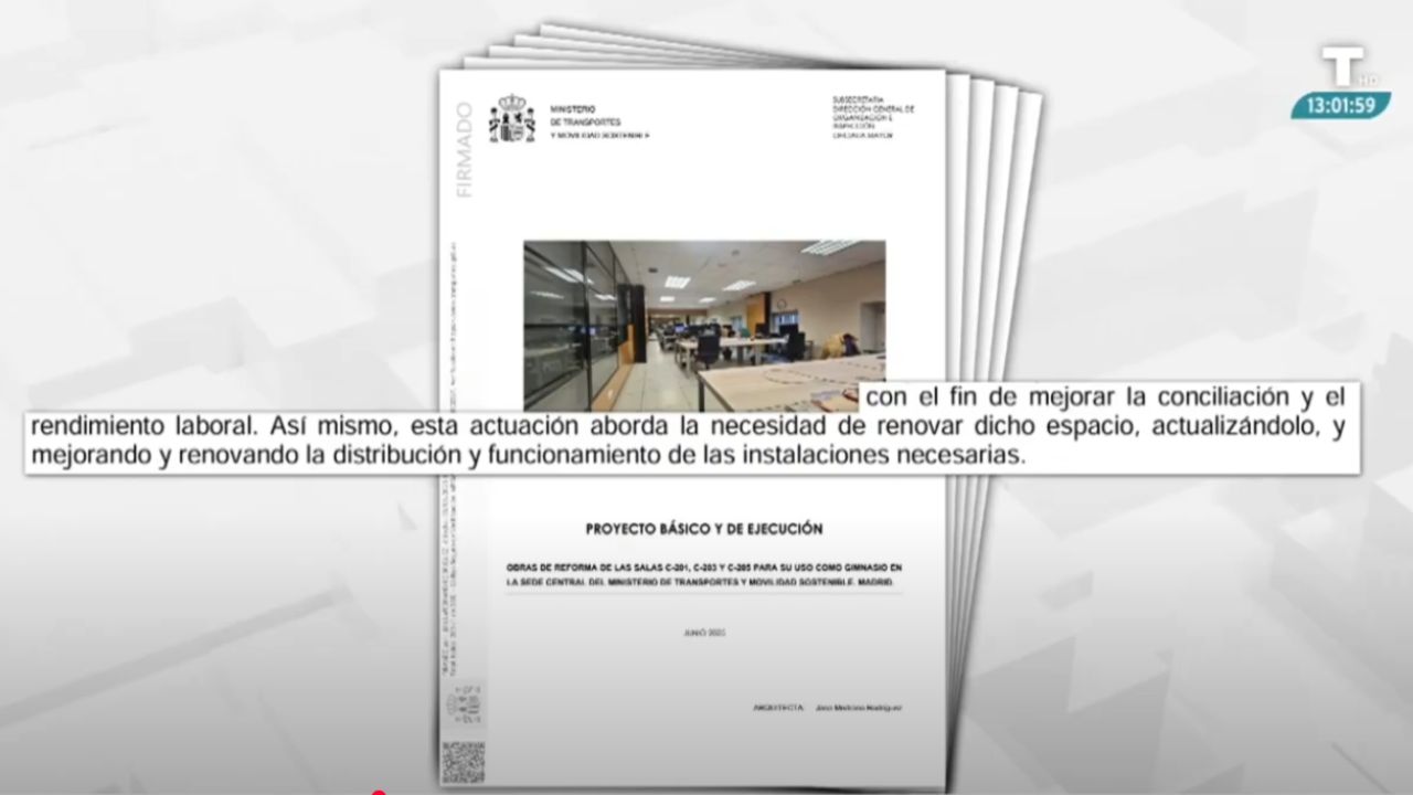 Puente monta un gimnasio de 100.000 euros en el Ministerio