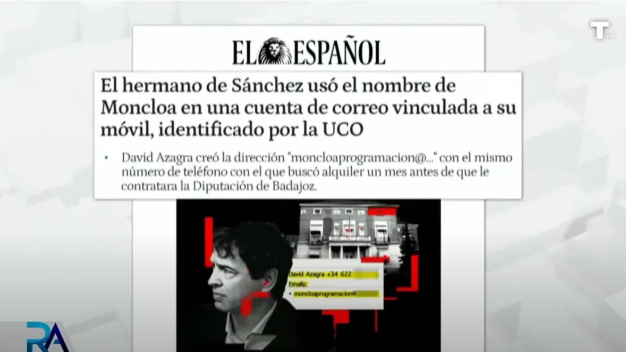 El hermano de Sánchez usó un correo de Moncloa para fines profesionales