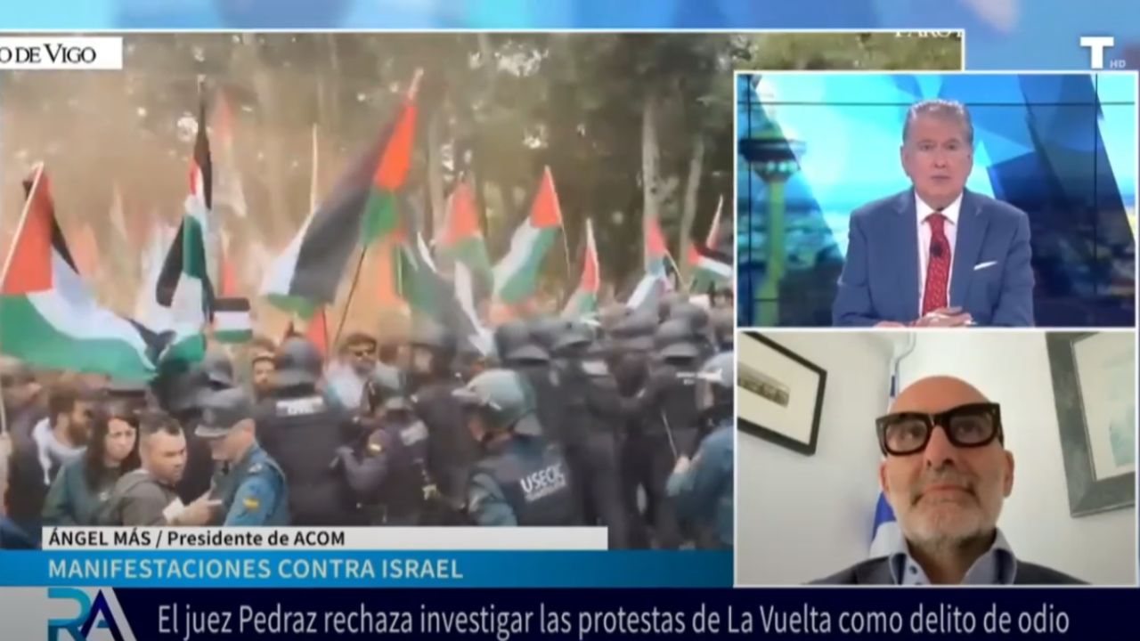 Ángel Más: «las protestas propalestinas en la Vuelta son un acto de violencia política organizada»