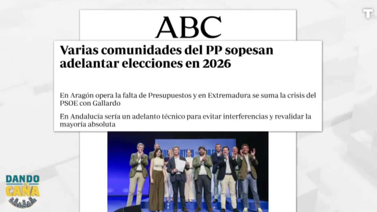 Algunas comunidades del PP se plantean un adelanto electoral
