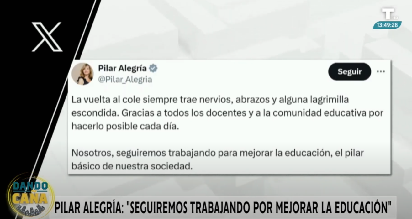 Llega la vuelta al cole más cara con quejas del profesorado por la gestión de Alegría