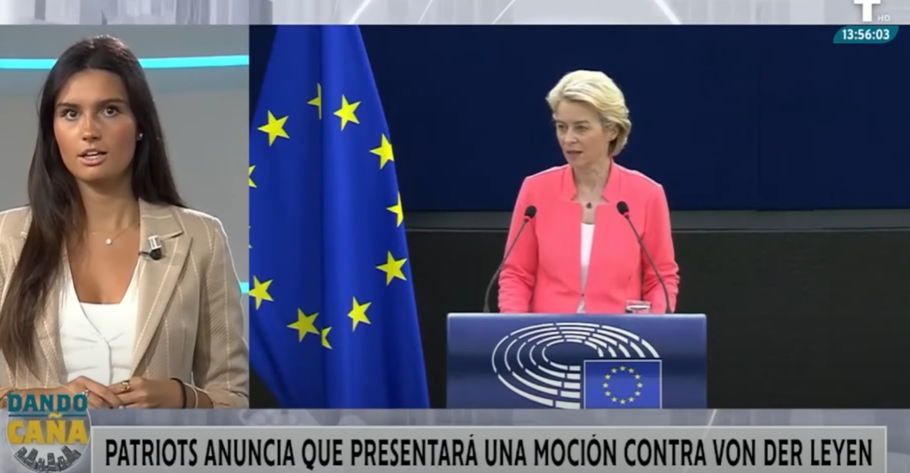 Patriots anuncia un moción de censura contra Von der Leyen