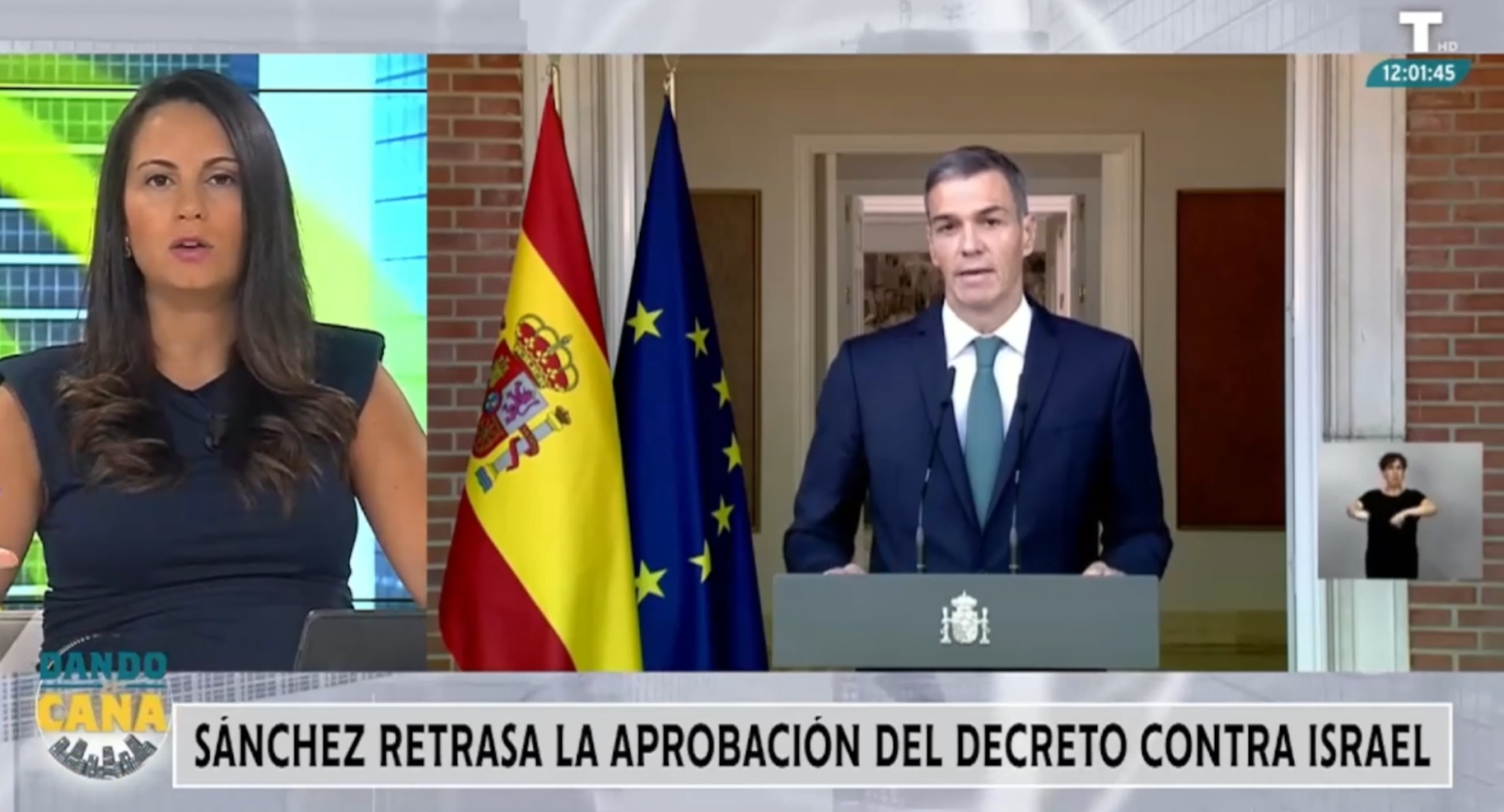 Sánchez retrasa la aprobación del decreto contra Israel