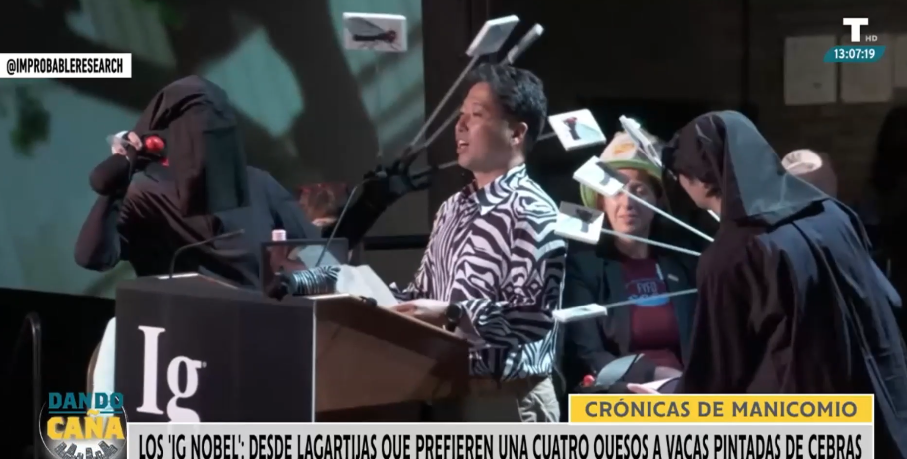 Vuelven los premios IG Nobel: lagartos yonquis de pizza y bebés enganchados a ajos
