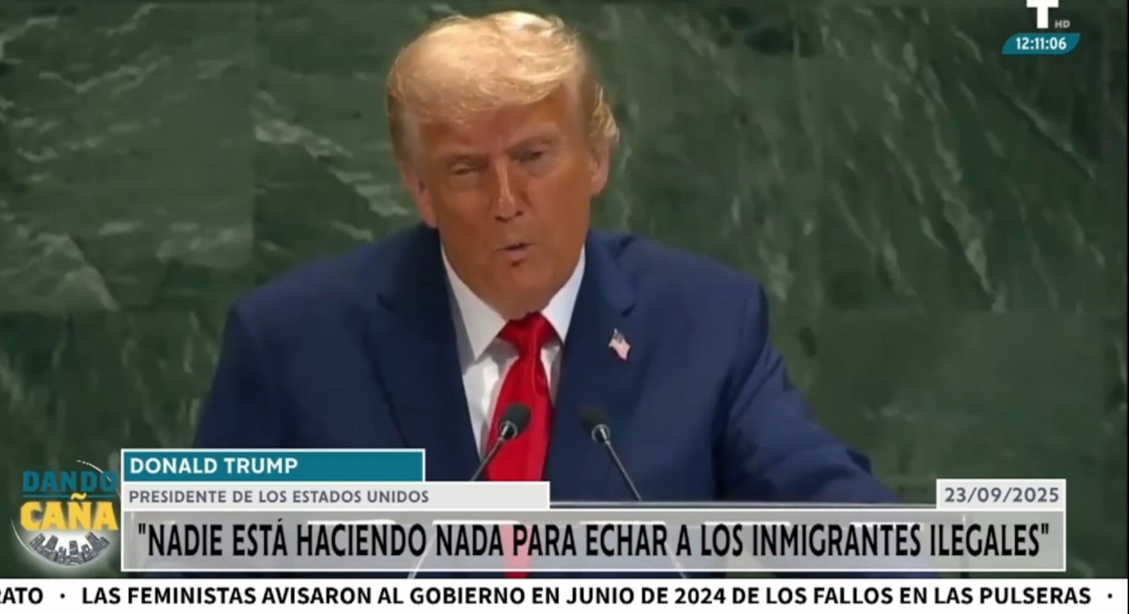 Donald Trump le canta las cuarenta a la ONU y a Europa en la Asamblea General