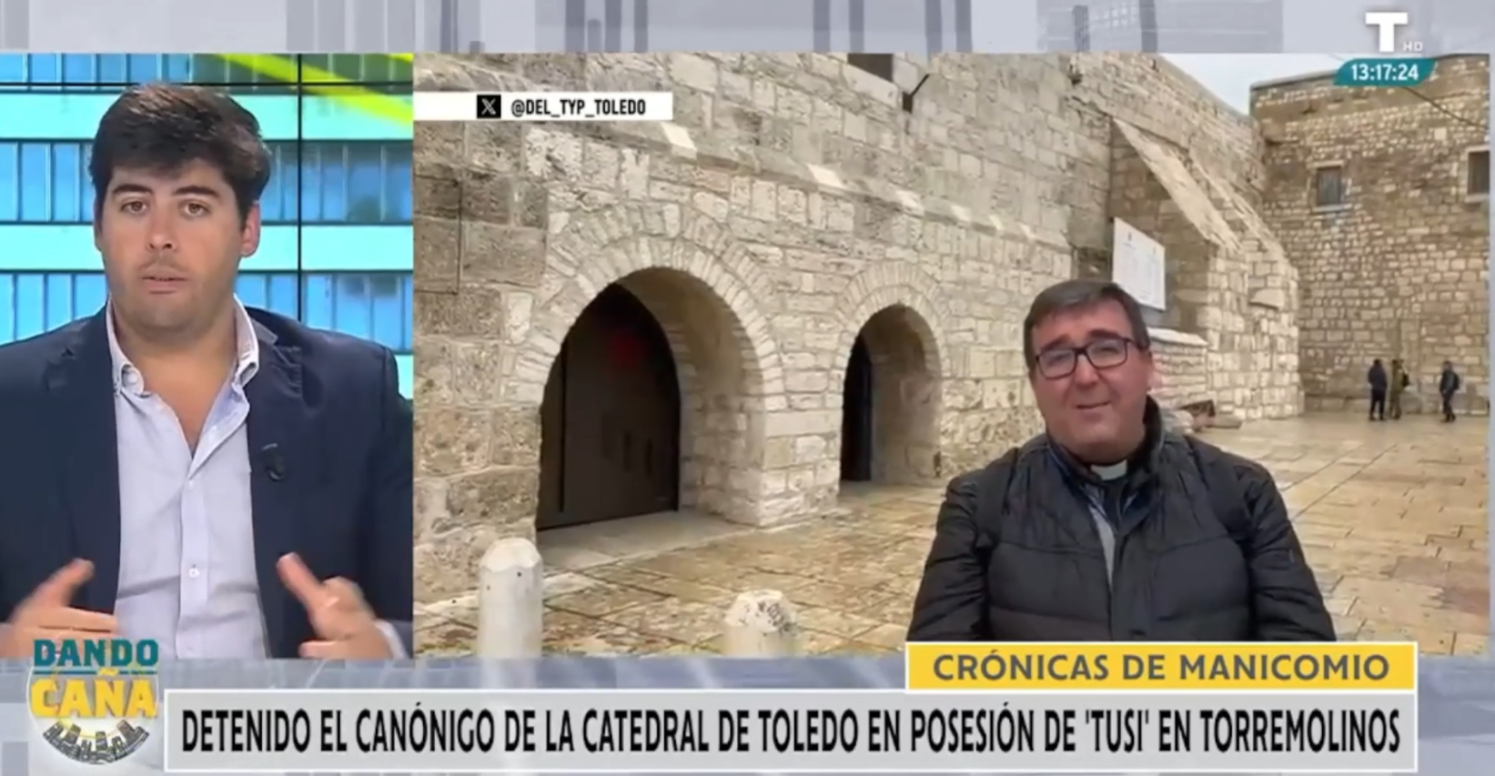 Detenido el canónigo de la Catedral de Toledo por posesión de ‘tusi’