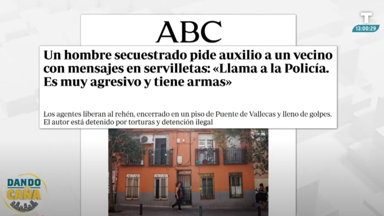 Un hombre secuestrado pide ayuda a través de servilletas 