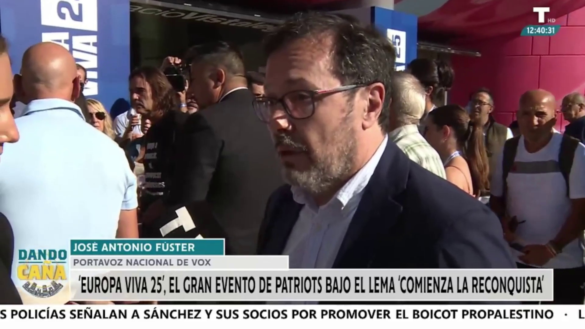 FÚSTER (VOX) señala el desprestigio internacional del «apestado» Pedro Sánchez