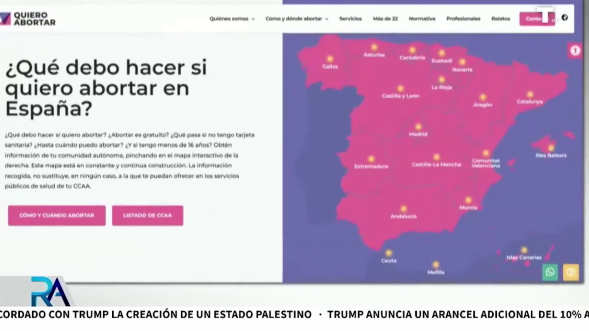 Ana Redondo intenta tapar el escándalo de los fallos en las pulseras con la web «Quiero abortar»
