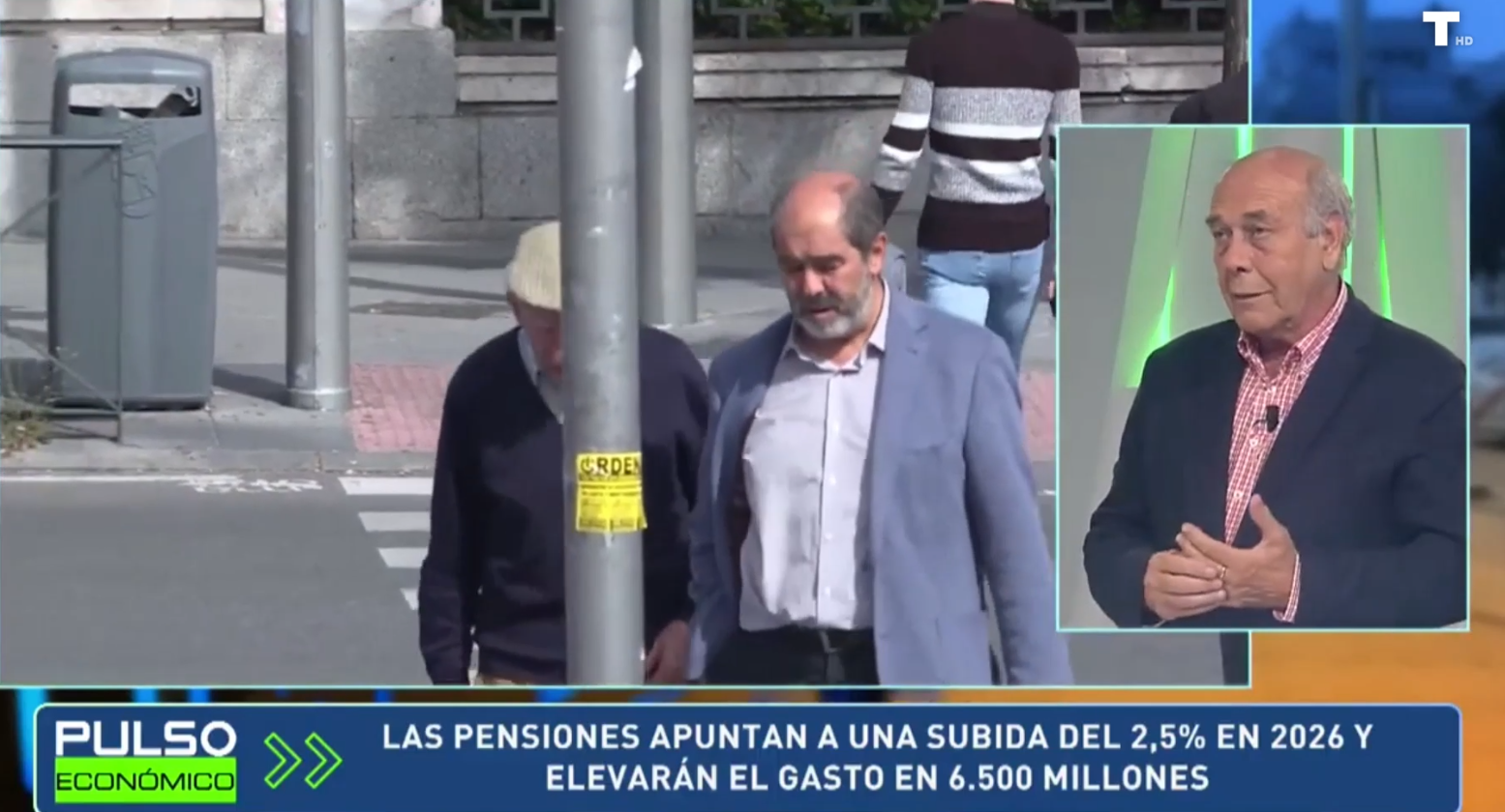 Las pensiones apuntan a una subida del 2,5% en 2026