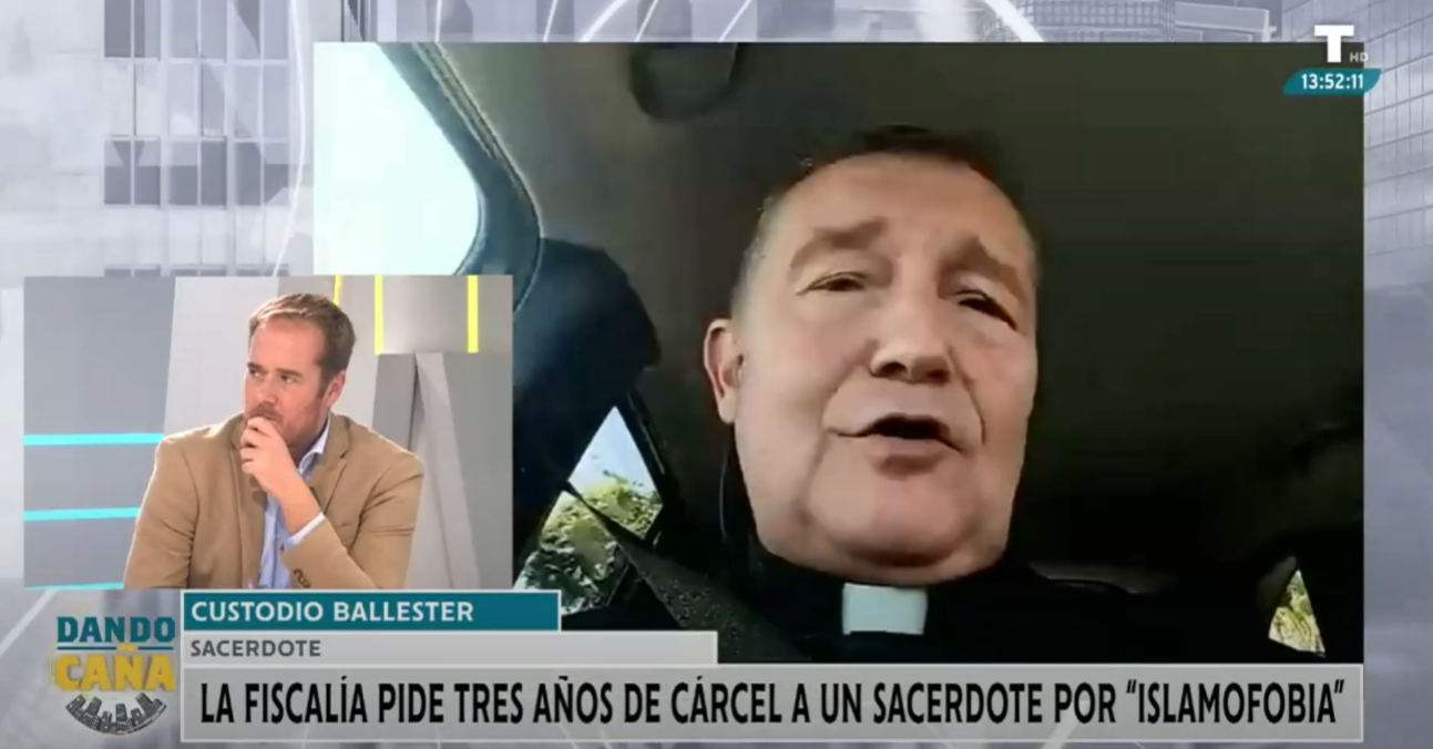 La Fiscalía pide tres años de cárcel a Custodio Ballester por «islamofobia»