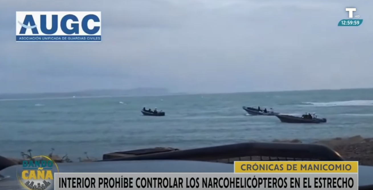 Interior prohíbe controlar los narcohelicópteros en el Estrecho